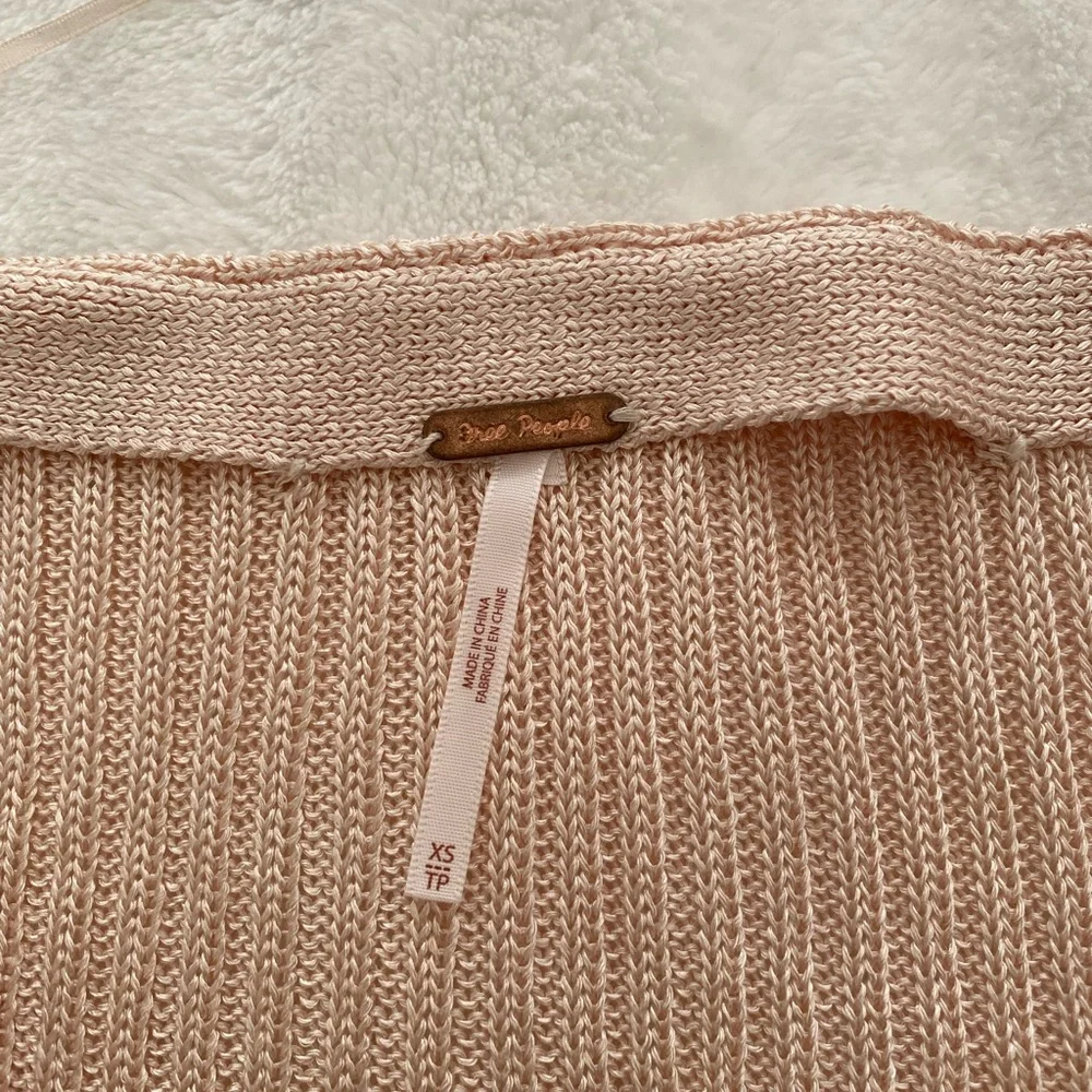 Free People Game On Ribbed Cardigan Size XS Boho Casual Beachy